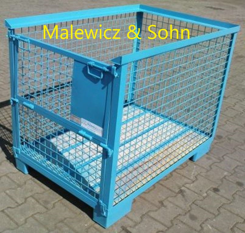 Gitterboxen mit Klappe Schmalseite