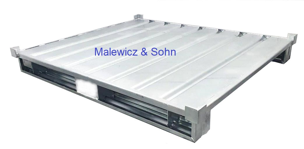 Stahlblechpalette 4 Eckwinkeln