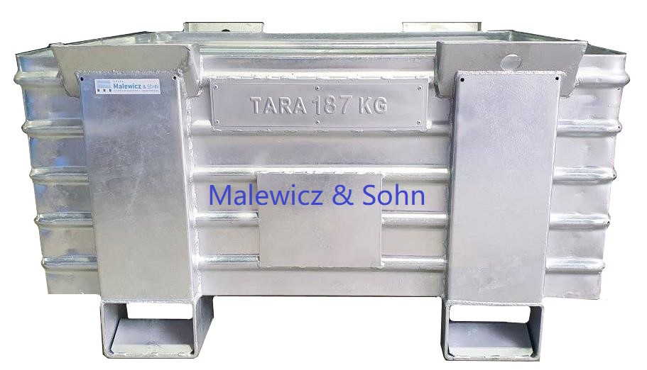 Schwerlastbehälter für Warmgut bis 200 °C