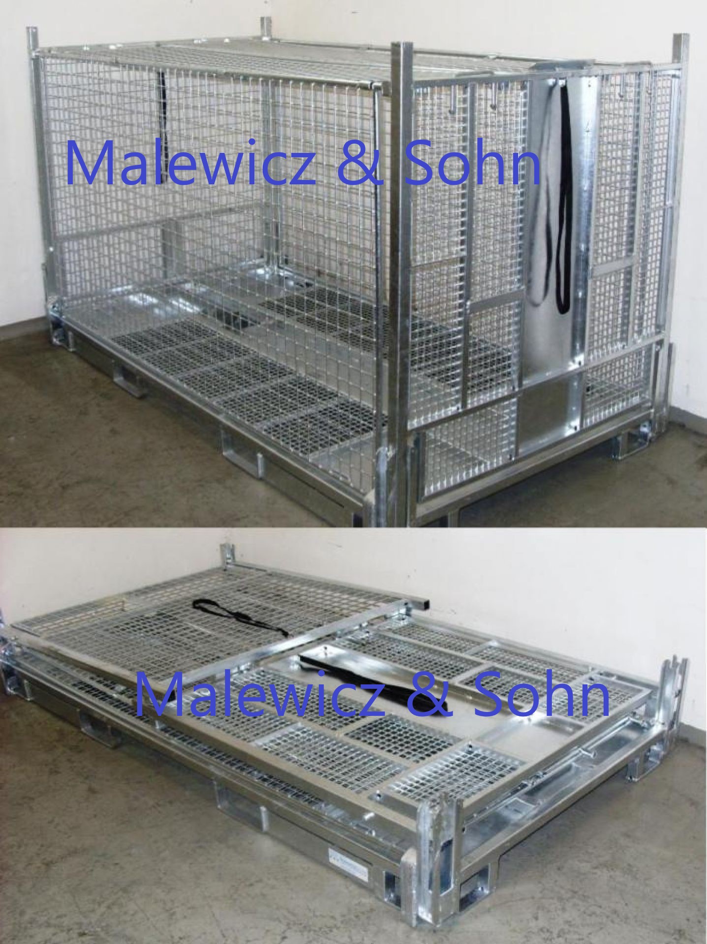 Motorradtransportgestell vergittert feuerverzinkt