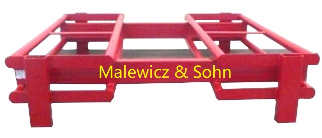 Spulenpalette für Kettbäume