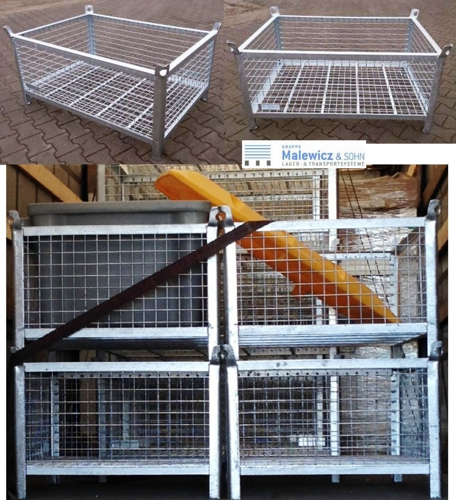 Gitterbox für Streusalzkiste