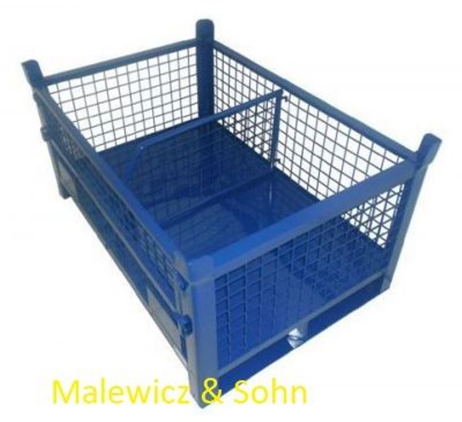 Gitterbehälter mit Trennwand