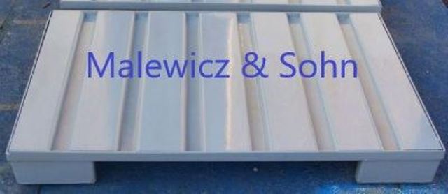 Stahlblechpalette mit Poolfuß