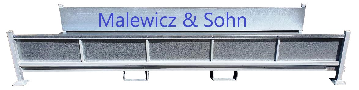 Textilbehälter 3000 mm lang starre Ausführung