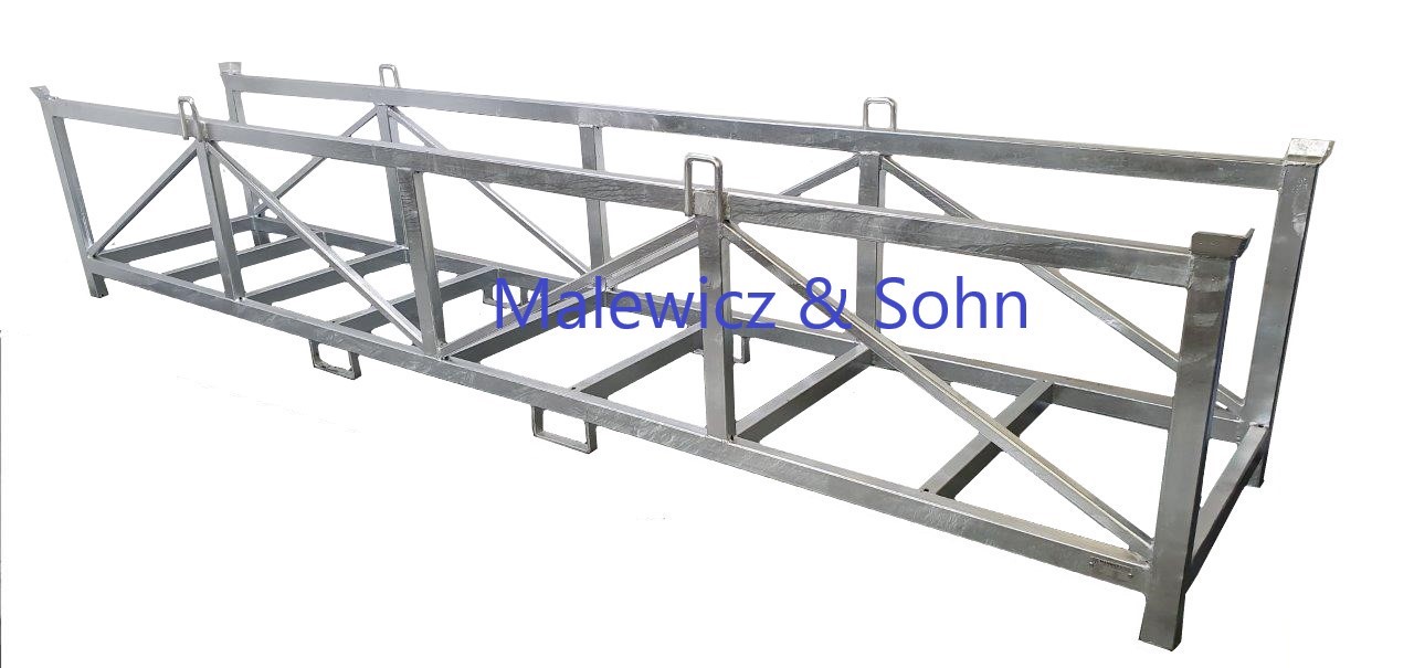 Langgutgestelle feuerverzinkt mit Kranösen