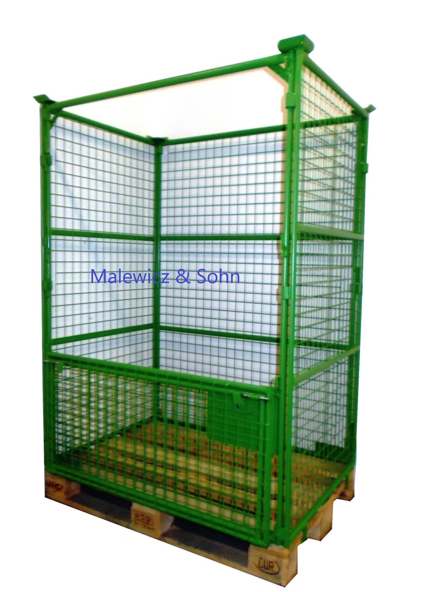 Gitteraufsatzrahmen mit gedrittelten Klappen