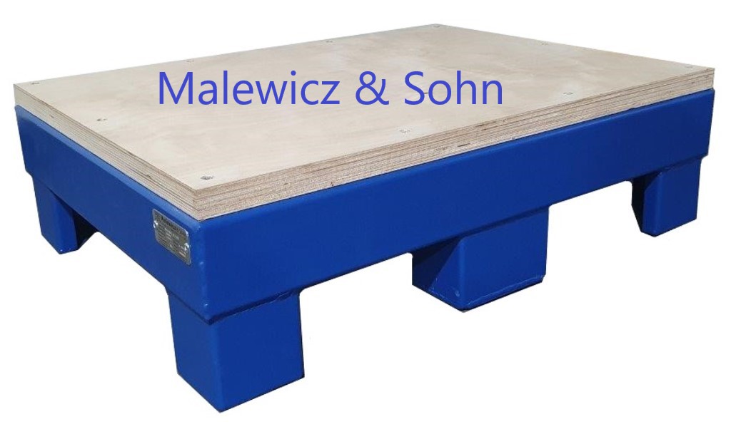 Schwerlastpalette bis 4 t mit Sperrholzplatte