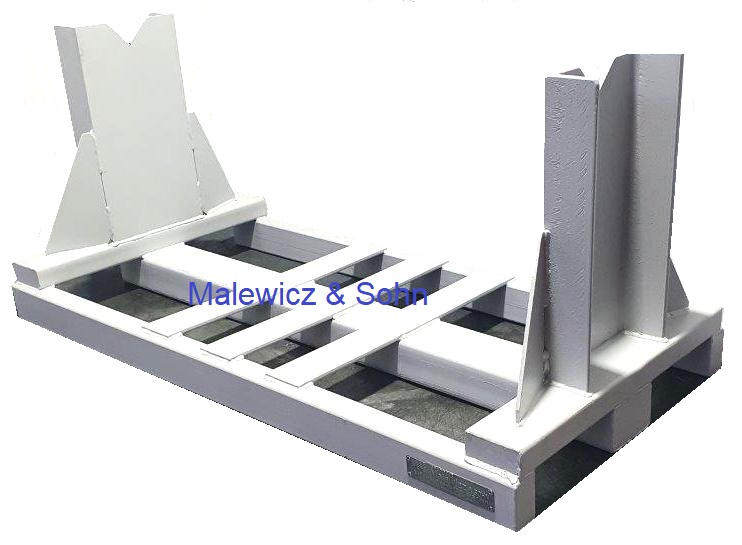 Rollengestell für Jumbos  Lichtgrau