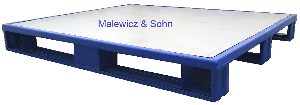 Stahlpalette mit glatter Deckfläche 01