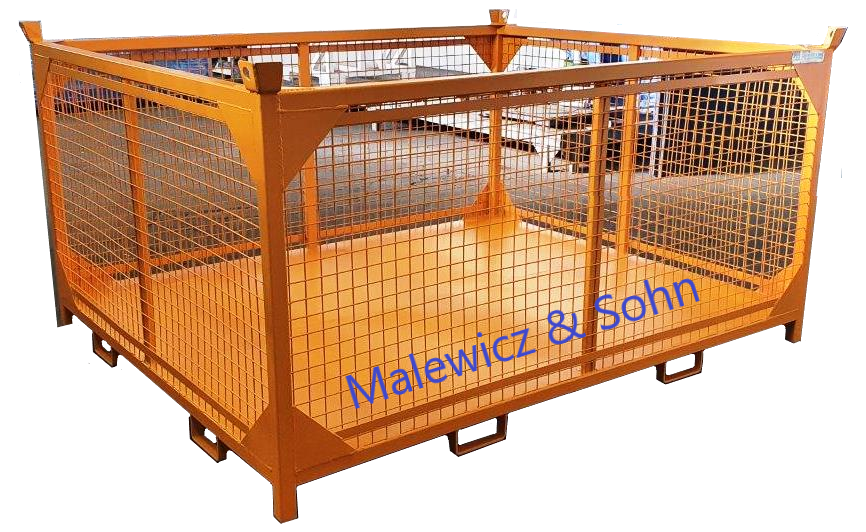 Gitterbehälter kranbar für Baustelle