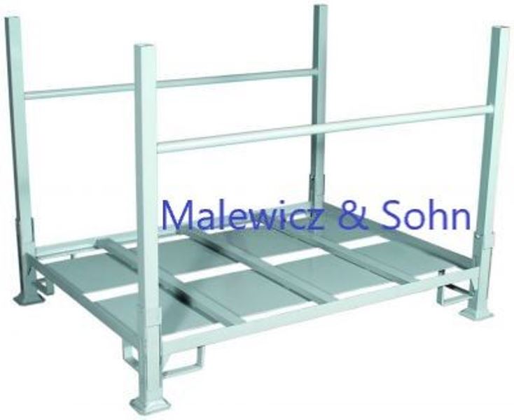 Rungenpalette mit Bodenblech