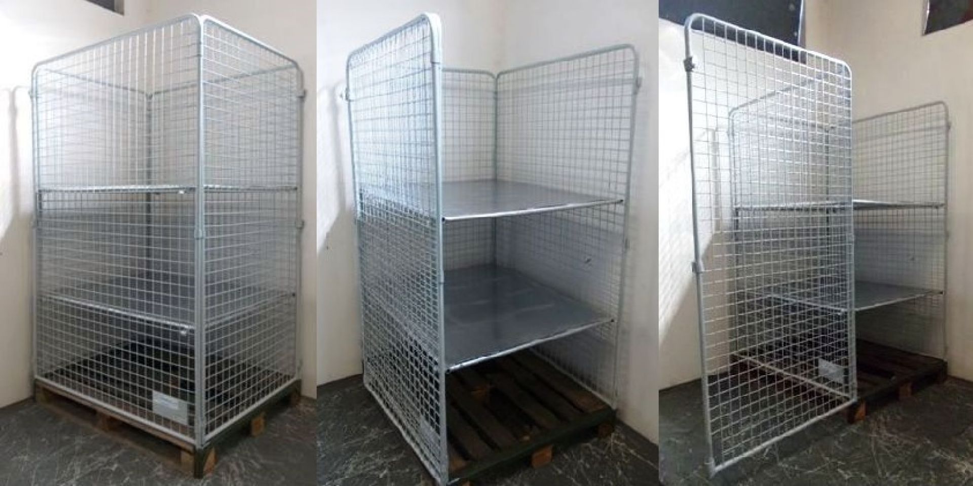 Gitterrahmen mit zwei Zwischenböden