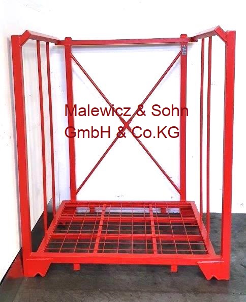 Lagergestell mit Gitterboden nestbar