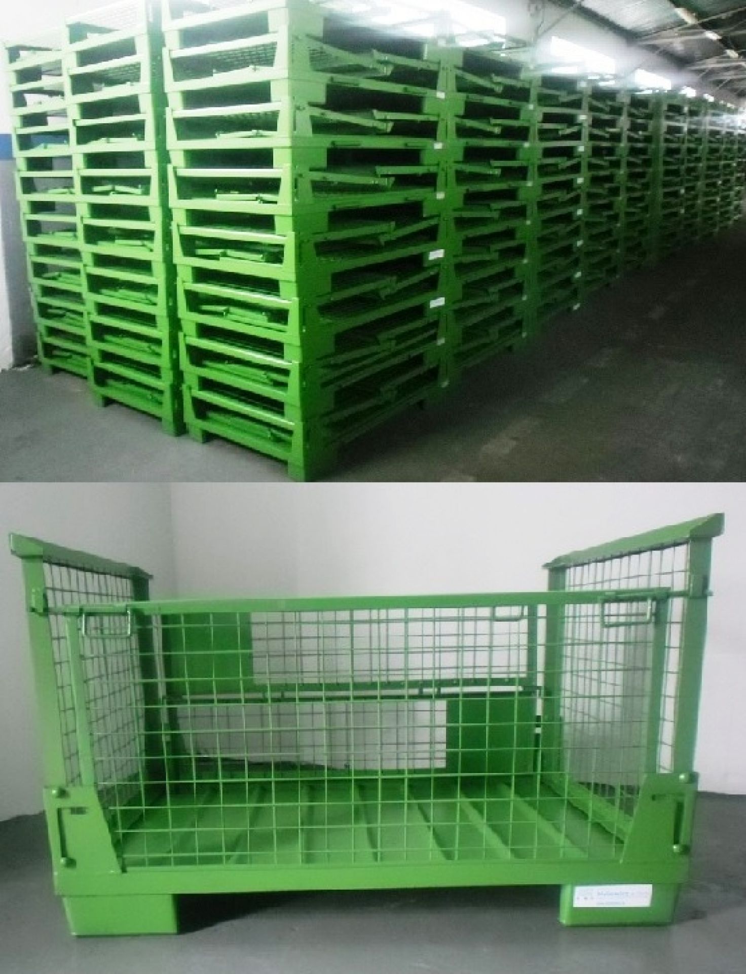 Gitterboxen faltbar mit halber Klappe