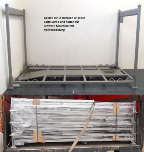 Motorradtransportgestell breite Ausführung