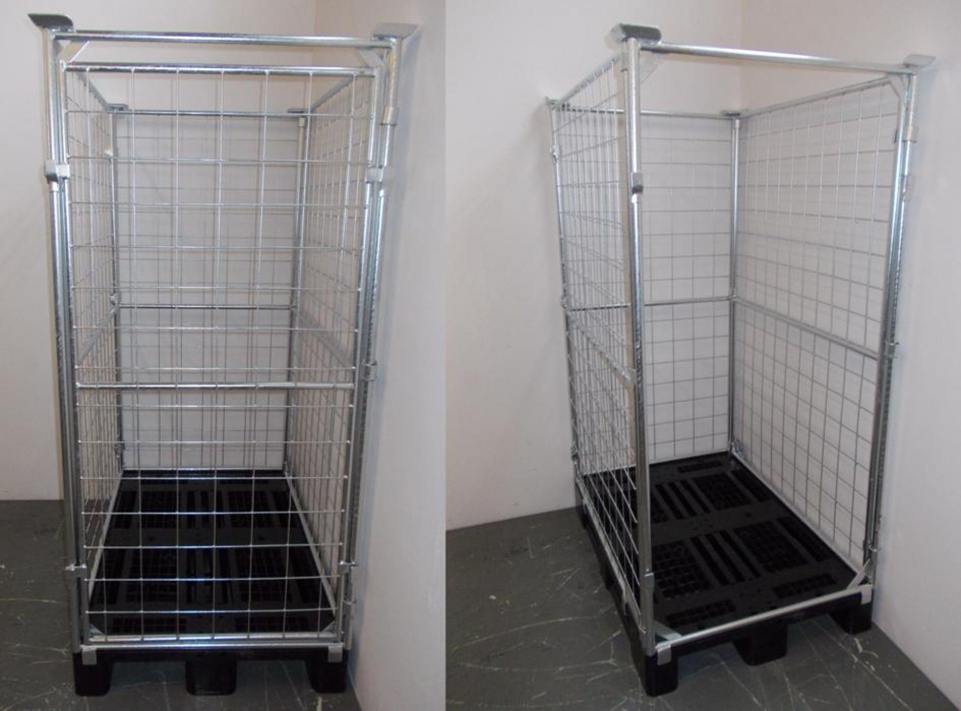 Gitteraufsatzrahmen mit Schmalseite abnehmbar