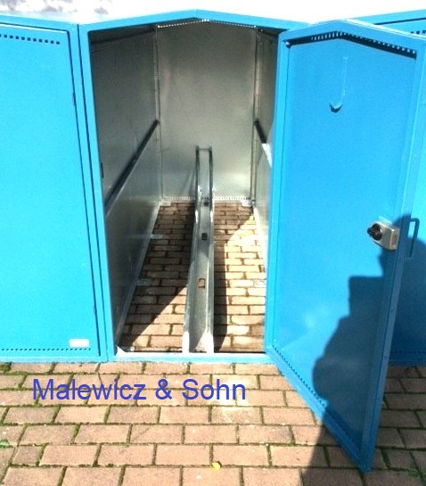 Blechgarage für Fahrräder / E-Bikes