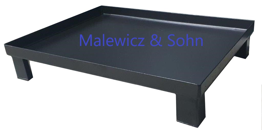 Stahlpalette mit Rand öl- und wasserdicht