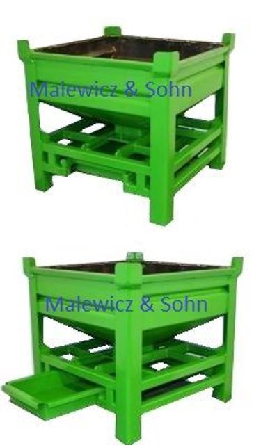 Silobehälter mit Auffangwanne