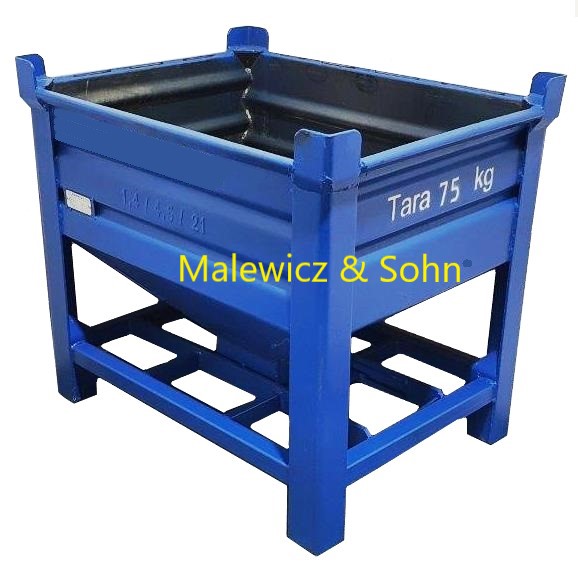 Silobehälter mit geraden Auslauf