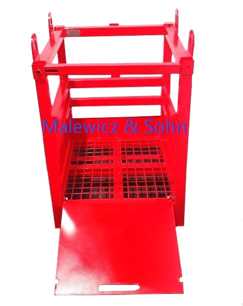 Transportgestell für Feuerlöscher mit Rampe