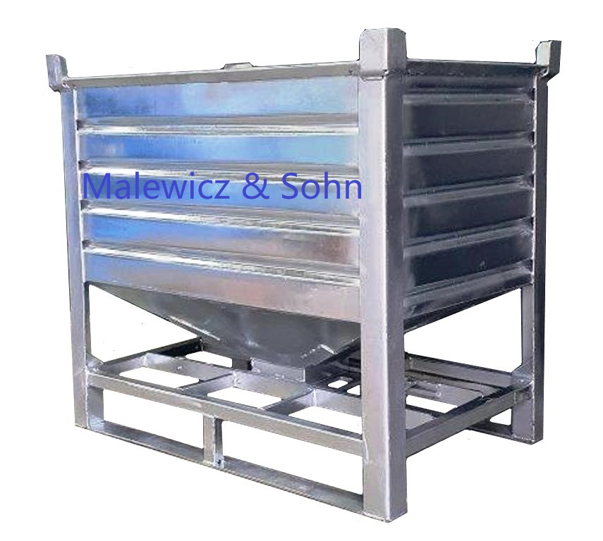 Silobehälter mit geradem Auslauf