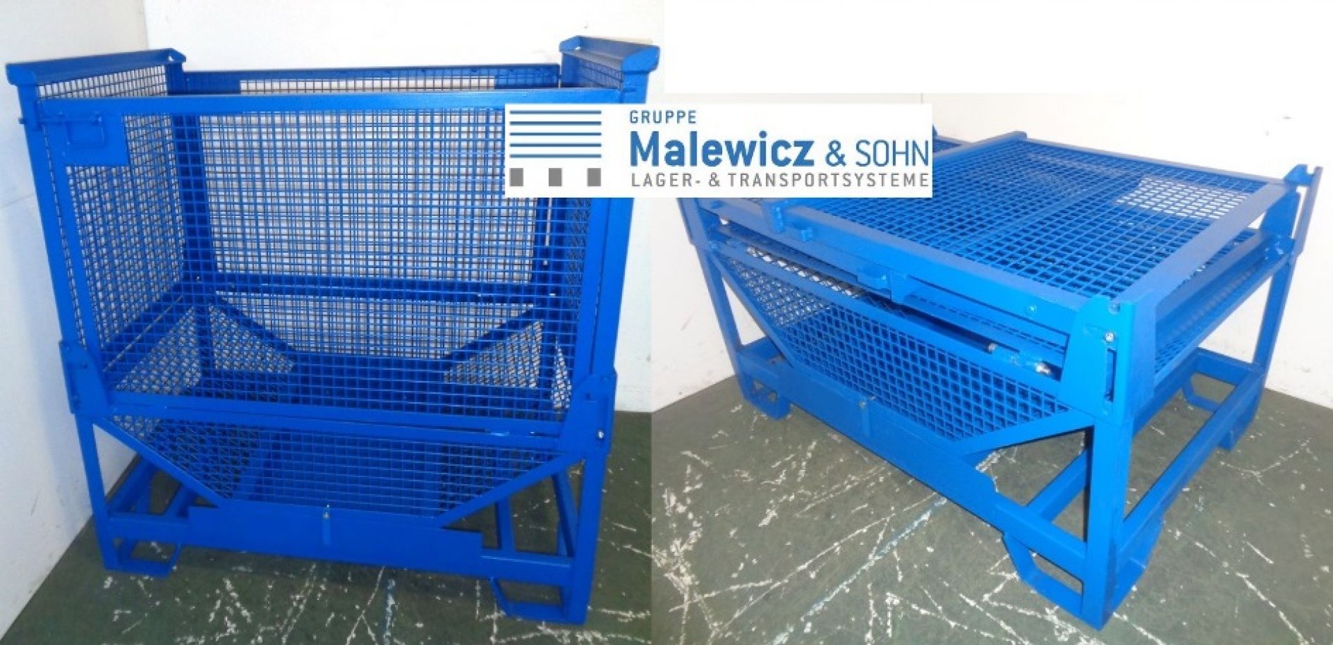 Silobehälter faltbar vergittert