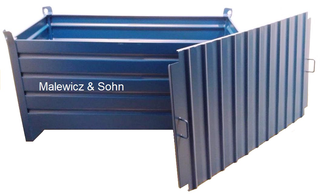 Blechbehälter mit Deckel lose