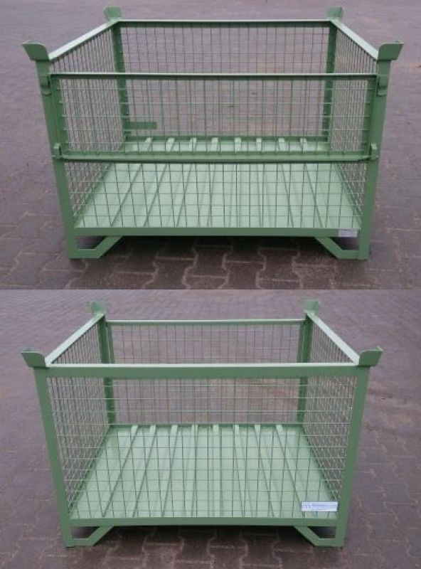 Gitterbehälter - Behälter|Gestelle|Paletten|Aufsatzrahmen|Gitterboxen