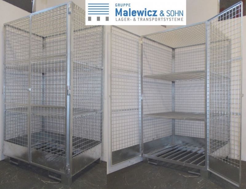 Gasflaschentransportgestelle - Behälter|Gestelle|Paletten|Aufsatzrahmen