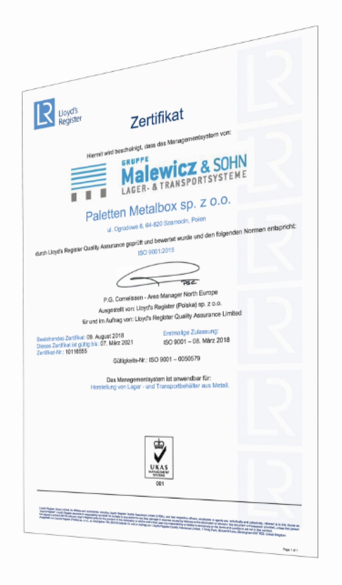 Malewicz - Behälter|Gestelle|Paletten|Aufsatzrahmen|Gitterboxen